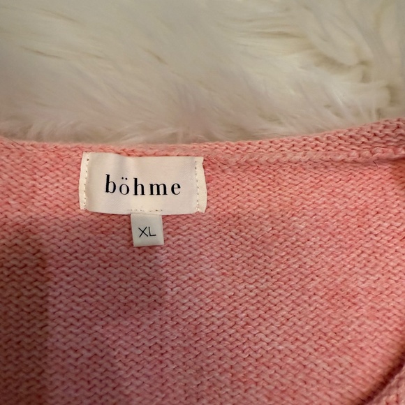 Böhme 100% Pink Cotton Sweater - Picture 2 of 2